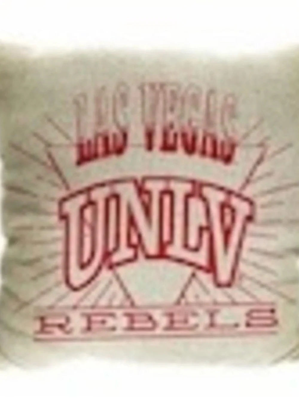 NWT! NCAA UNLV REBELS 26 X 26 WOVEN TAPESTRY Throw Pillow